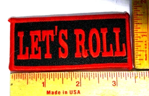 Lets Roll Patch Vintage Biker Weste Sammlerstück Old Motorrad Memorabilia - Bild 1 von 1