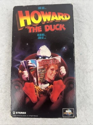 Howard the Duck (VHS, 1986) MCA Home Video Universal Studios George Lucas - Image 1 of 3