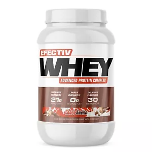 Efectiv Nutrition Whey Protein | Helps Lean Muscle Growth | 30 Servings | 900g - Picture 1 of 43