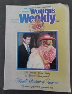 1982 Women's Weekly Royal Christening prince William Souvenir Edition - Picture 1 of 7