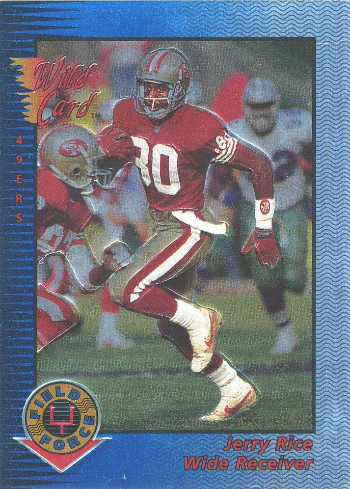 SUPERCHROME FIELD-FORCE Jerry Rice INSERT 49ERS MVSU Delta-Devils HOF - Image 1 of 1