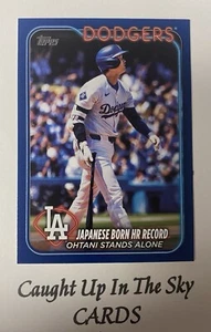 2024 Topps Update Shohei Ohtani Royal Blue SP Dodgers Color Match Retail Only - Picture 1 of 2