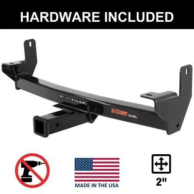 Enganche receptor delantero CURT 2015-2019 GMC Sierra 3500 HD todo 2" Foto 1 de 4