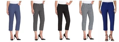 Calça cropped feminina Hilary Radley elástica perna fina - Imagem 1 de 4