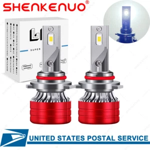 2X HB3/9005 Luces Fuertes Para Auto Coche Luz Carro Bombillas LED SUPER Blanco 6000K - Imagen 1 de 8