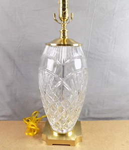 Waterford Crystal Doors of Dublin Large Table Lamp Limited Edition VGC - Picture 1 of 11