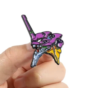 Neon Genesis Evangelion EVA Metal Enamel Pin Badge Anime Metal Unit 01 Berserk - Foto 1 di 5