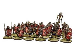 RÖMISCHE LEGIONÄRE ARMEE 30 28mm bemalt Tabletop historisches Kriegsspiel ANCIENT SPQR - Bild 1 von 9