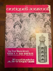 The Antiques Journal, June 1971, Potlids, Political Novelties, Bottles, etc - Picture 1 of 1