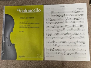 Willem de Fesch Sonate d-Moll op. 13/4 für Violoncello und Basso Barenreiter BA3962 - Bild 1 von 2