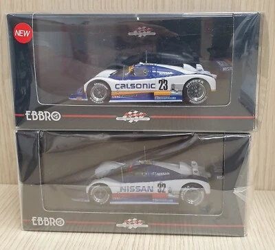 EBBRO 1/43 NISSAN CALSONIC R88C LM #23 + #32 LE MANS 24H 1988 - Immagine 1 di 4