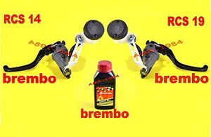 Bomba BREMBO Radial Rcs 19 Freno Delantero + 14 Post Completo De Accesorios - Imagen 1 de 1