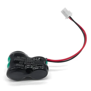 Batería Ni-MH 6V 80MAH Reemplazar Pila Botón 19W03 BTicino Torcia Torce LN4380/B - Imagen 1 de 10