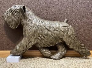 Vintage * Patsi Ann Wandbehang Skulptur * Terrier Hund * 30" x 17" x 3" - Bild 1 von 8