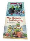 Vtg 1981 Jim Henson’s Muppets Go Camping Book & The Whale Tale By Stevenson