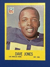1967 Philadelphia - Dave on Card #90 Deacon Jones. Los Angeles Rams