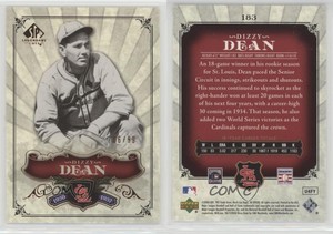 2006 SP Legendary Cuts Bronze /99 Dizzy Dean #183 HOF