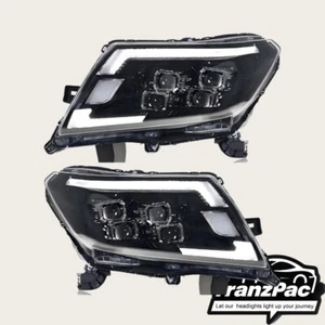 14-22 Nissan Navara NP300 Headlight Assembly LED DRL with Flowing Turn Signal - Picture 1 of 7