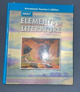 Holts Elements Of Literature  4th Course Teachers Edition - Picture 1 of 2