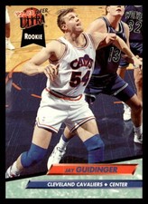 1992 Ultra #240 Jay Guidinger  RC  Cleveland Cavaliers