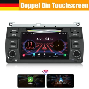 Für BMW 3er E46 Rover MGZT Android13 Carplay Autoradio CD GPS Nav WIFI 8Kern 64G - Bild 1 von 12