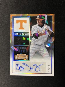 2015 Contenders College Ticket Auto Cracked Ice Christin Stewart #'d 12/23 Vols