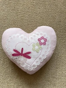 Next Girls Pink Heart Bed Cushion - Picture 1 of 3