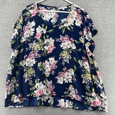 Marisa Christina Blouse Women Size 3XL Floral Casual - Image 1 of 4