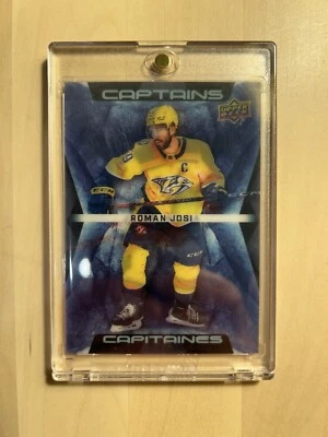 2023 2024 Tim Hortons Collector’s Series CAPTAINS Roman Josi Jacob Trouba - Image 1 of 4