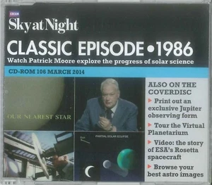 BBC Sky At Night Cd-Rom, Classique Episode 1986, #106 March 2014, Windows, Mac - Photo 1/2