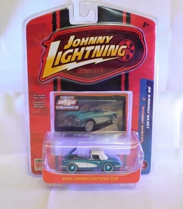 JOHNNY LIGHTNING 1958 CHEVY CORVETTE CHEVY THUNDER 1/64 SCALE DIECAST 2007 - Picture 1 of 3