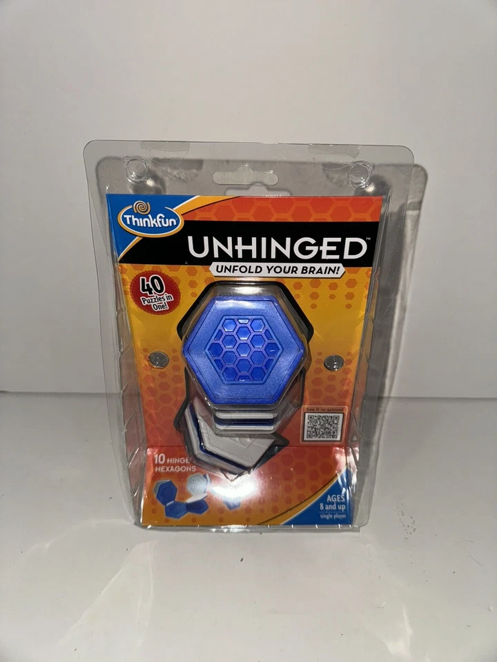Thinkfun Unhinged 40 Puzzle Challenges (Beginner To Expert) Unfold Your Brain! - Image 1 of 2