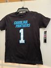 Carolina Panthers Cam Newton #1 Nfl N&N Youth Black Tee Size Xl (18)