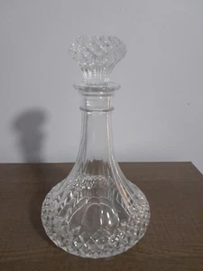 Cristal D'Arques-Durand Longchamp Schiffe Dekanter & Stopfen - Bild 1 von 3