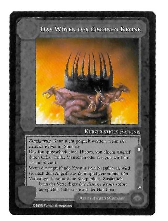 CCG 321 Mittelerde/Middle Earth ICE Das Wüten der Eisernen Krone Promo - Bild 1 von 1