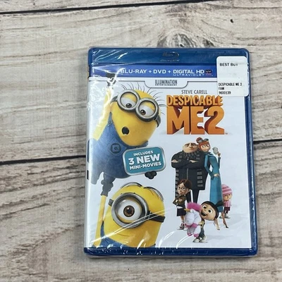 New Despicable Me 2 (Blu-ray/DVD, 2016, 2-Disc Set) & Digital Copy Unsealed - Image 1 of 2