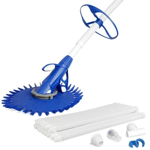 Pro Automatic Swimming Pool Vacuum Cleaner Powerful Water Suction Removes Debris - Picture 1 of 4