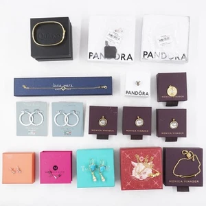 Pandora, Monica Vinader & More Sterling Silver & Gold Vermeil Jewelry Lot of 16 - Picture 1 of 16