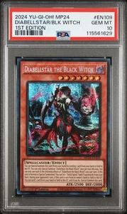 2024 Yu-Gi-Oh Diabellstar The Black Witch MP24-EN109 Prismatic PSA 10 (Aug 25) - Picture 1 of 2