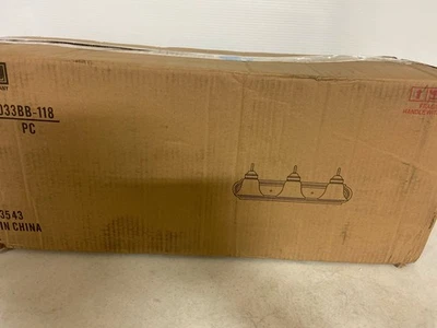 Luz de tocador Capital 1033BB-118 3 luces 8", tonos esmerilados, bronce bruñido Foto 1 de 2