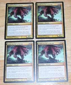 Magic The Gathering 4x Raro Criatura Mítica Sabueso Inframundo Cerbero - Imagen 1 de 2