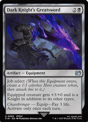 Dark Knight's Greatsword 95 Final Fantasy Magic the Gathering 003275 - Image 1 of 2
