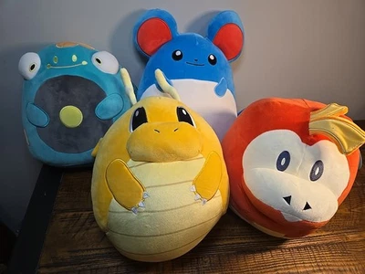 Pokemon Squishmallow 10” Lote de 4 - ¡Etiquetas nuevas y como nuevas!  Foto 1 de 4