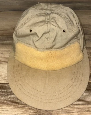 De colección LL Bean Duck Bill Ala Larga EE. UU. Ajustable Cuero Correa Gorra Gorra Foto 1 de 4