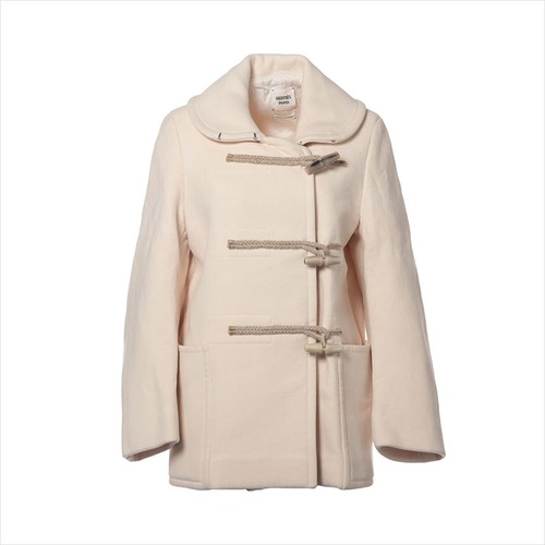 HERMÈS Cappotto cappotto piumino HERMES taglia:36 avorio WS11904