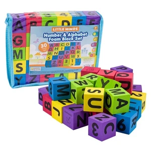 Little Mimos Number & Alphabet Foam Block Set (30 Pieces) - Picture 1 of 1