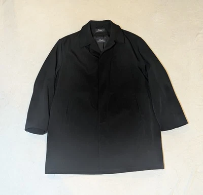 Gabardina Polo Ralph Lauren negra forrada de lana ventilación única para hombre XL Foto 1 de 4