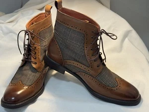 NWOT Mens Leather Vintage Foundry Co. Lace Up Boots Style VF1150 Size 13 Medium - Picture 1 of 14