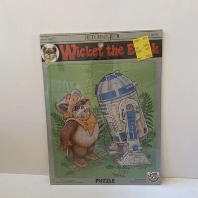Rompecabezas Star Wars Return of The Jedi Wicket The Ewok 1983 Craft Master de colección Foto 1 de 4
