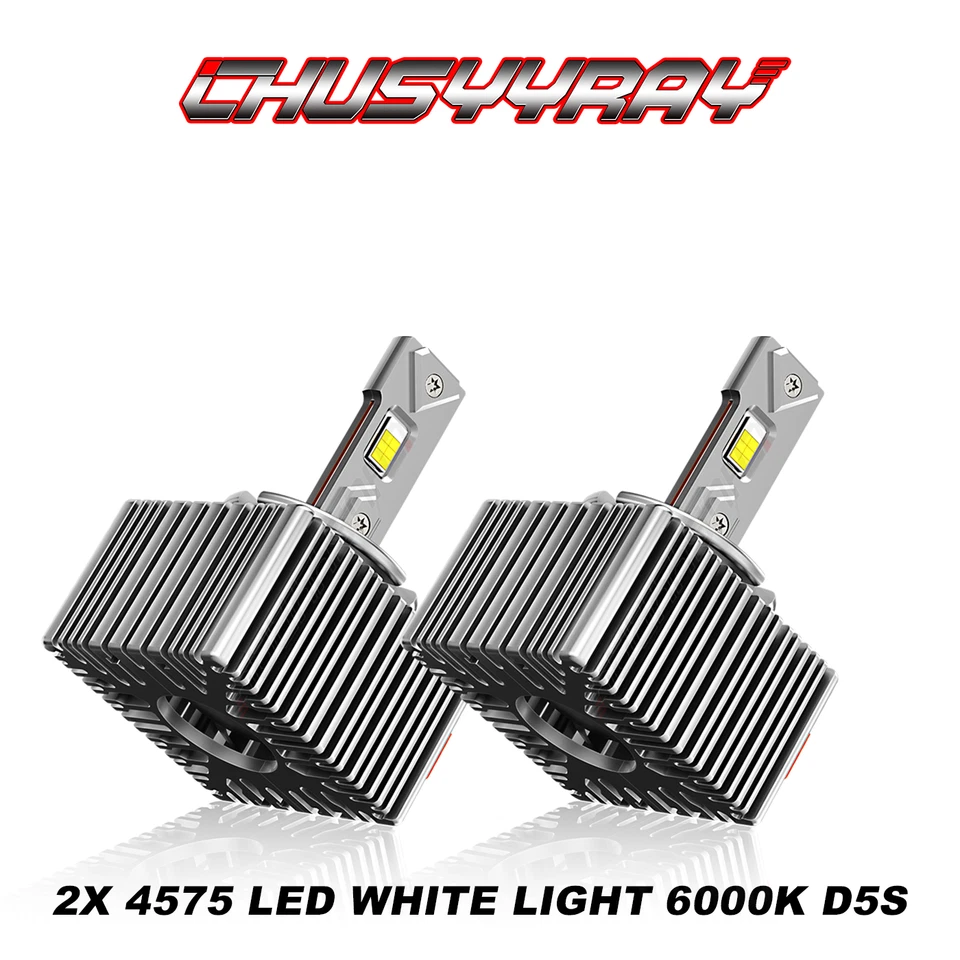 D5S LED 车头灯灯泡 高低 适用于雪佛兰 Cheyenne 2016 - 2018 替换 HID — 第 1/4 张图片